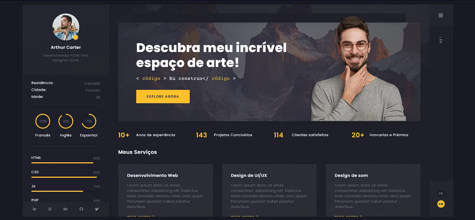 Descrição breve do Projeto